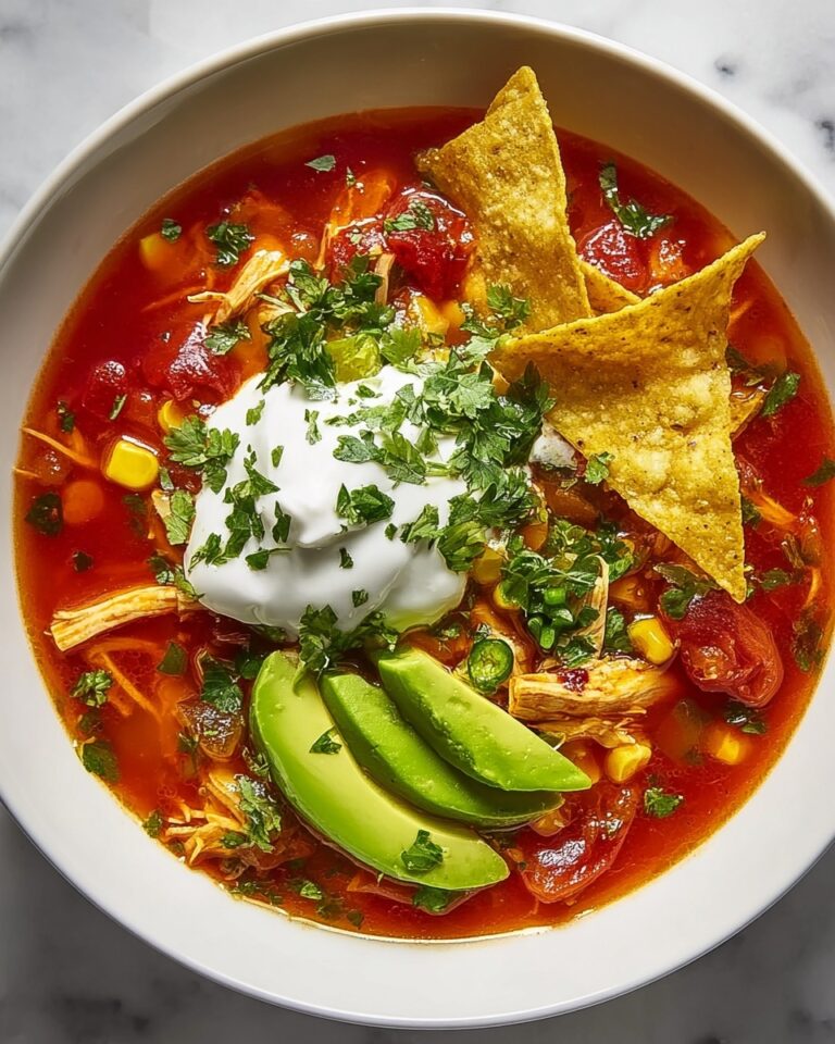 Homemade Chicken Tortilla Soup for Cozy Nights Recipe