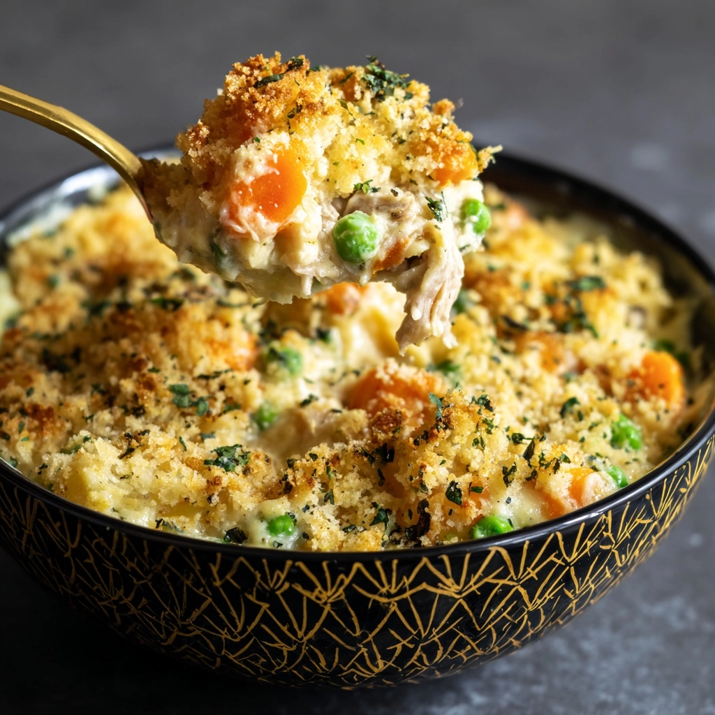 Sweet Potato Chicken Pot Pie Casserole Recipe - Recipe Image