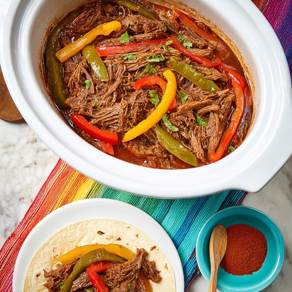Crockpot Steak Fajitas Recipe - Recipe Image