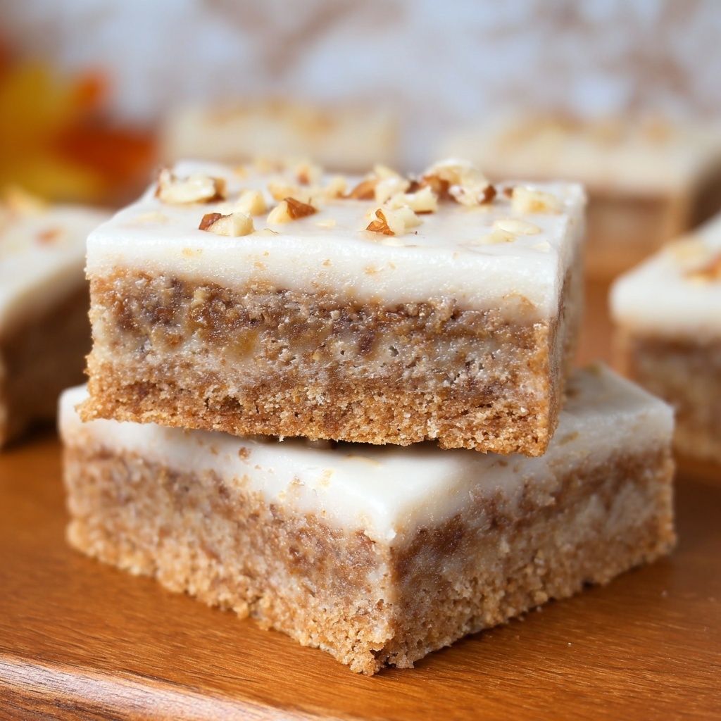 Maple Pecan Bars Recipe - Recipe Image