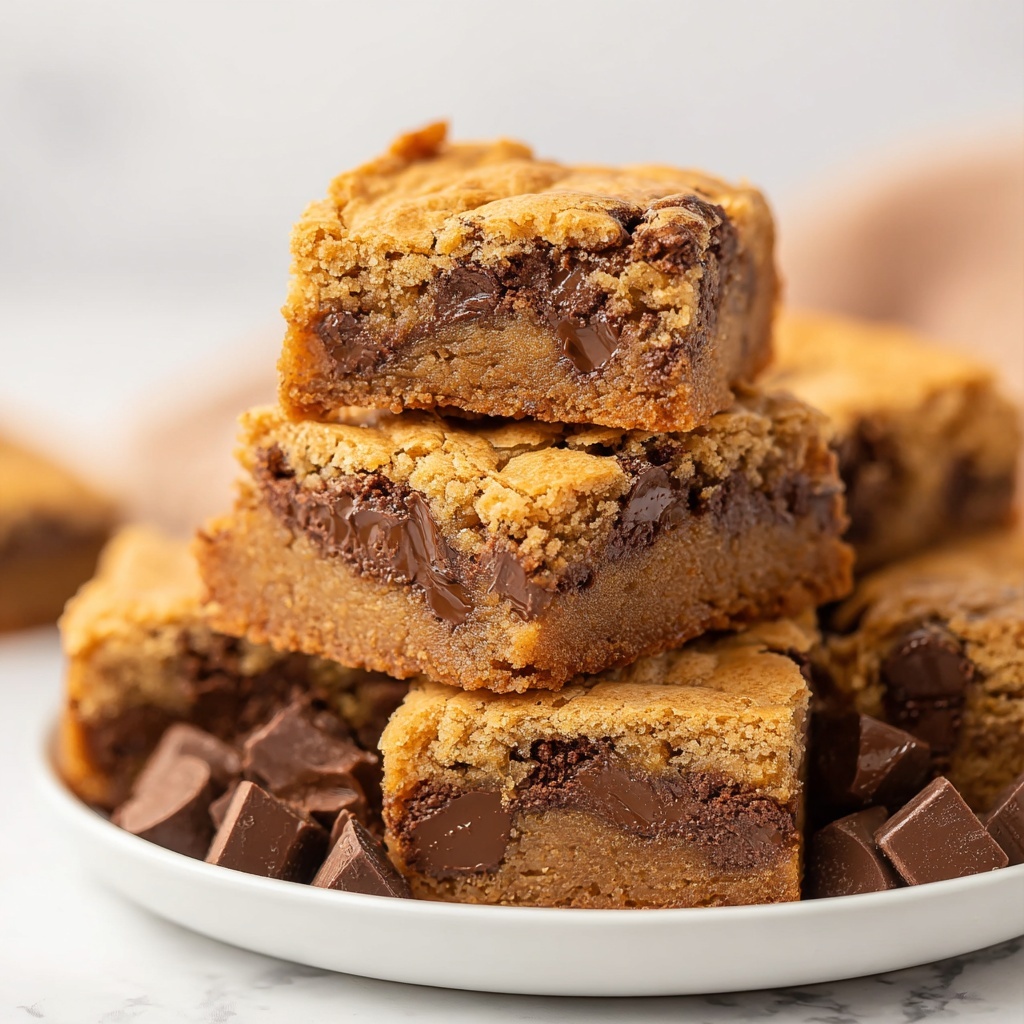 Chocolate Chip and Caramel Blondies Recipe - Recipe Image