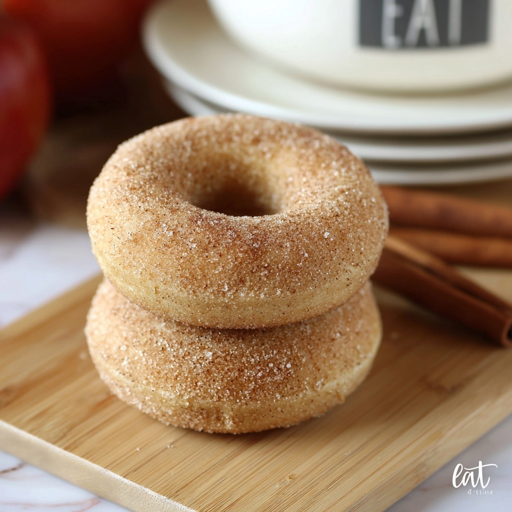 Baked Apple Donuts Recipe - Recipe Image