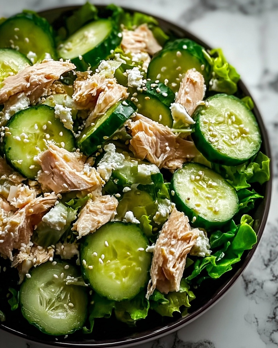 Avocado Tuna Cucumber Salad Recipe - Recipe Image