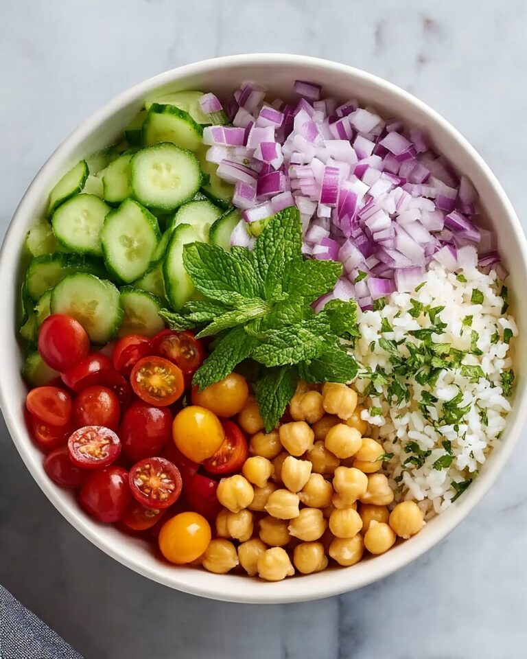 Mediterranean Chickpea Bowls with Tahini Sauce Recipe
