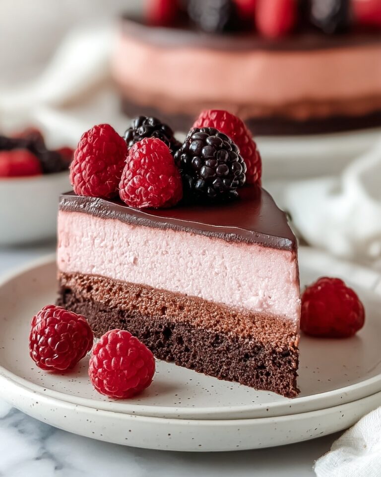 Chocolate Raspberry Mousse Cake Recipe