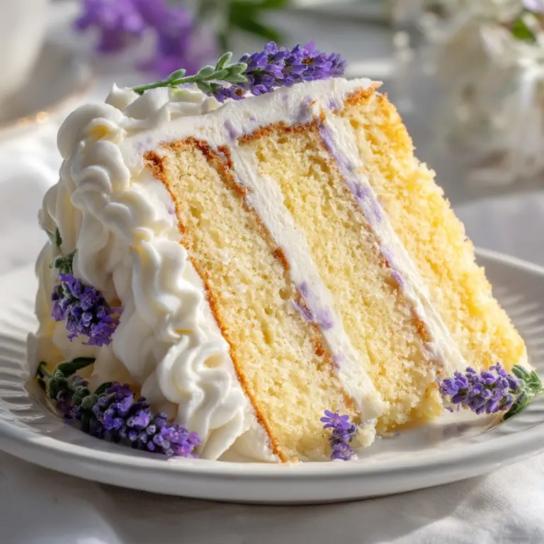 Lemon Lavender Cake Recipe