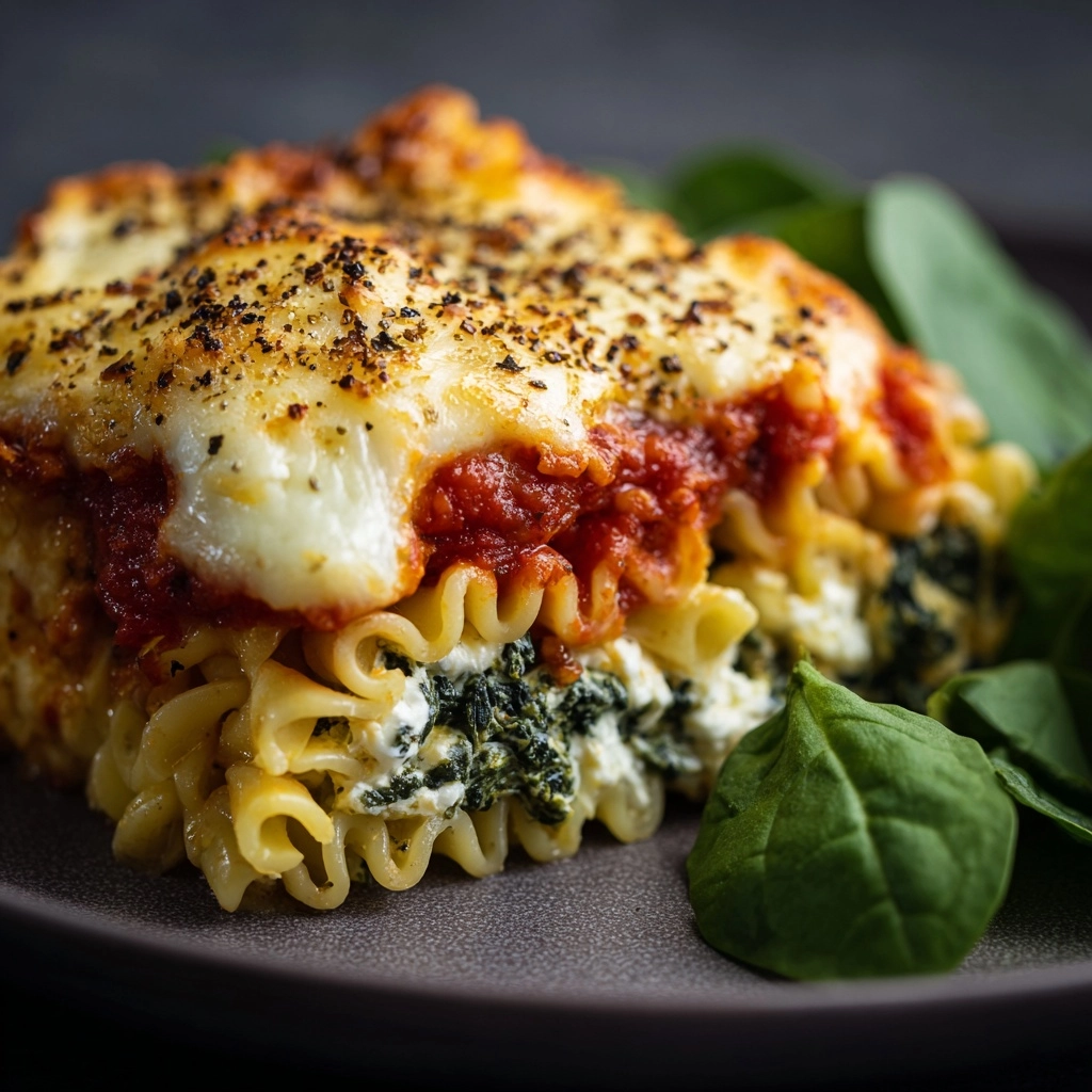 Baked Tortellini with Marinara and Cheese Recipe - Recipe Image