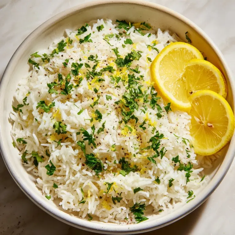 Easy Greek Lemon Rice Recipe