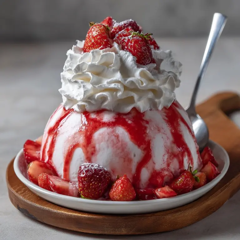 Strawberry Bingsu Recipe