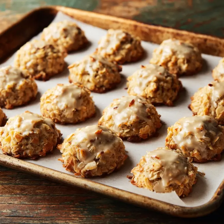 No-Bake Coconut Praline Cookies Recipe