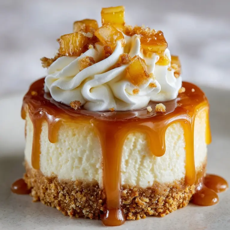 Caramel Apple Cheesecake Cups Recipe
