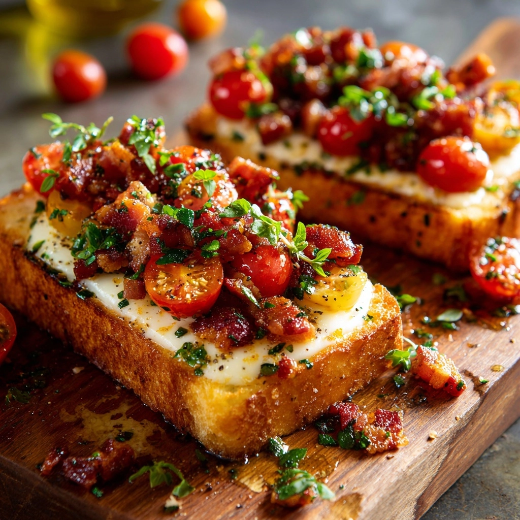 Caprese Garlic Bread That’s Irresistibly Delicious and Easy Recipe - Recipe Image