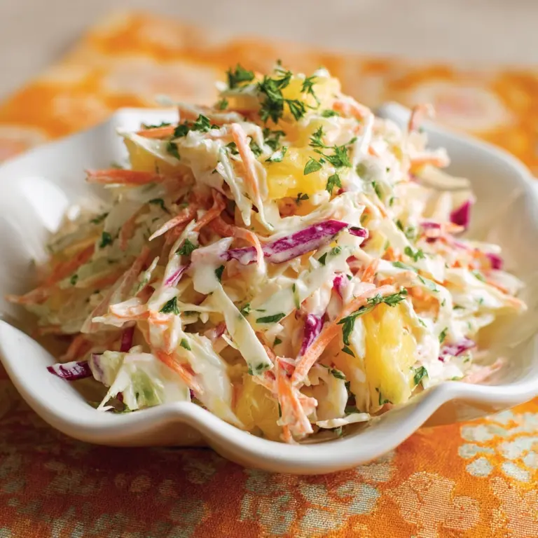 Hawaiian Pineapple Coleslaw Recipe