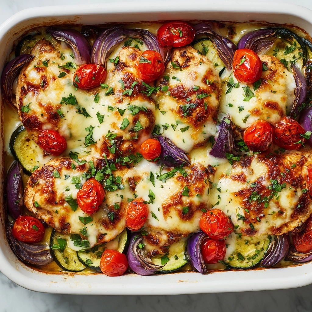 Mediterranean Chicken Zucchini Bake Recipe - Recipe Image