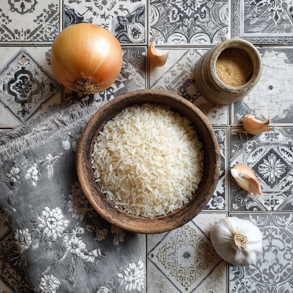 Golden Onion Butter Jasmine Rice Recipe - Recipe Image