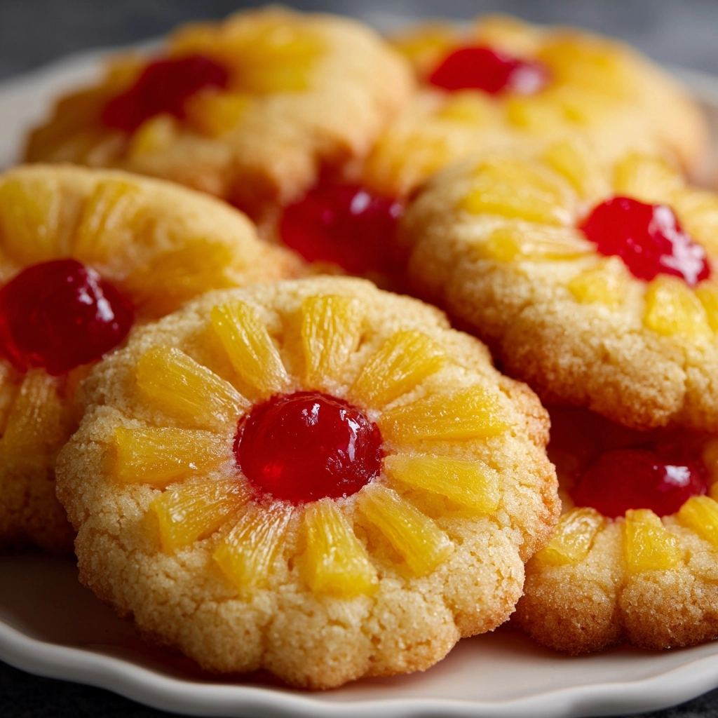 Pineapple Upside-Down Sugar Cookies Recipe - Recipe Image
