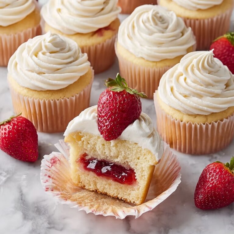Strawberry Filled Cupcakes Recipe
