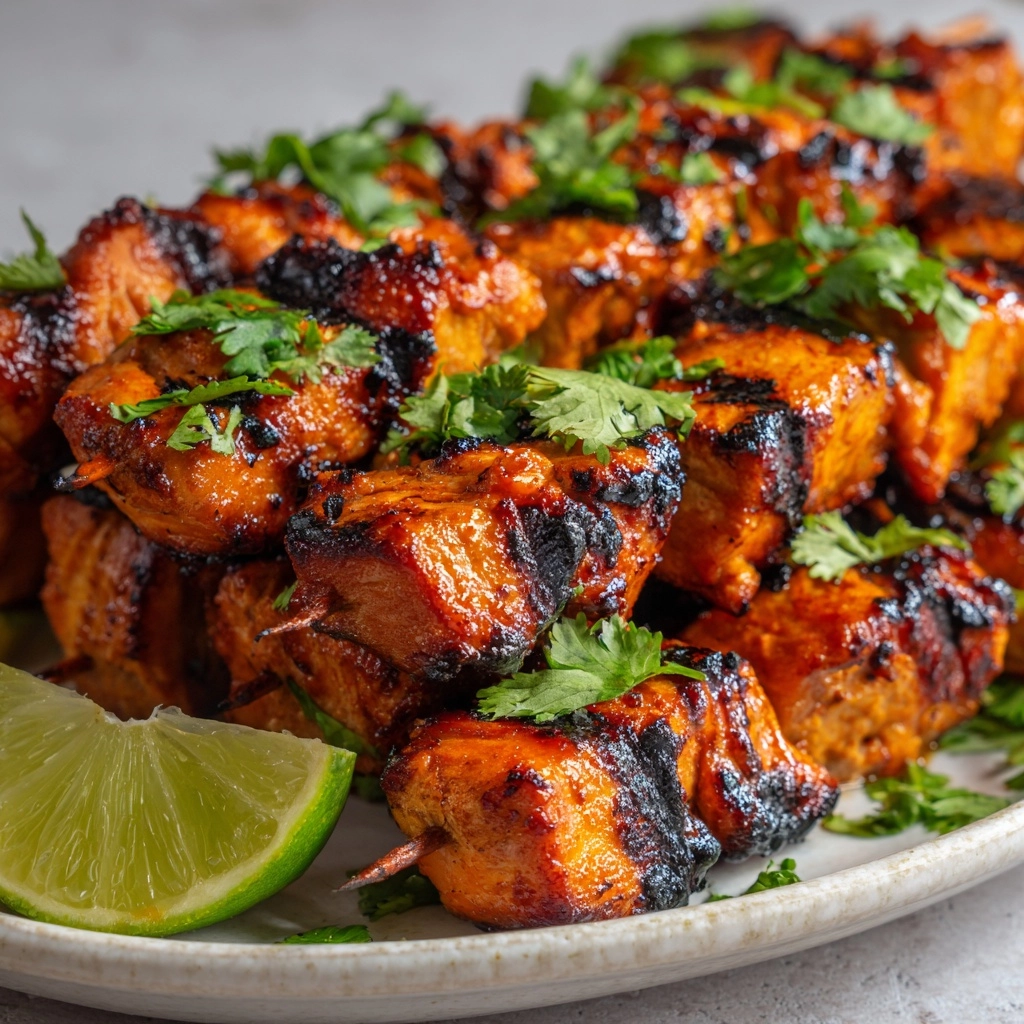 Sizzling Honey Lime Chicken Skewers Recipe - Recipe Image