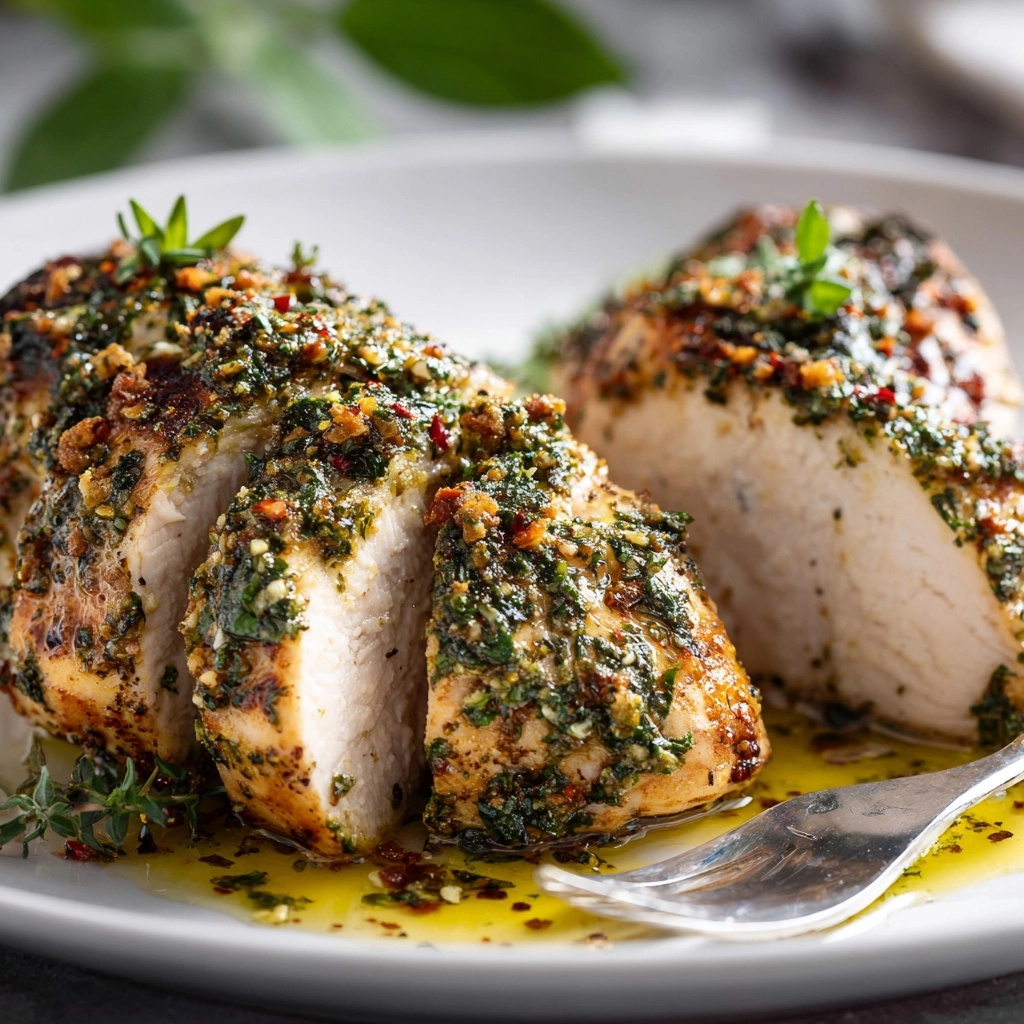 Easy Baked Pesto Chicken Recipe - Recipe Image