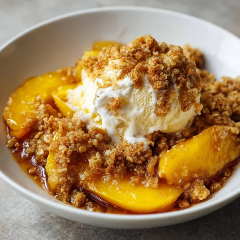 The Best Peach Crisp Recipe for Pure Sweet Comfort Recipe