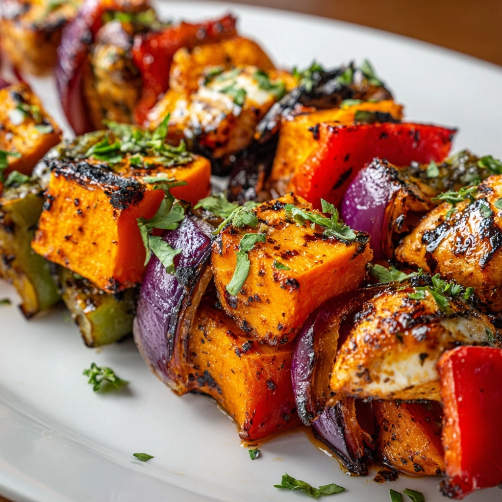 Chicken and Sweet Potato Kebabs Recipe - Recipe Image