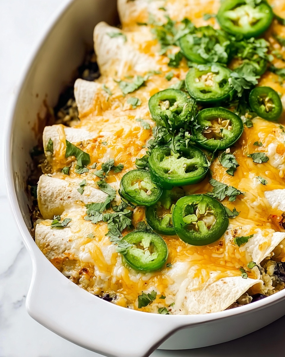 Savory Chicken Poblano Skillet Enchiladas Recipe - Recipe Image