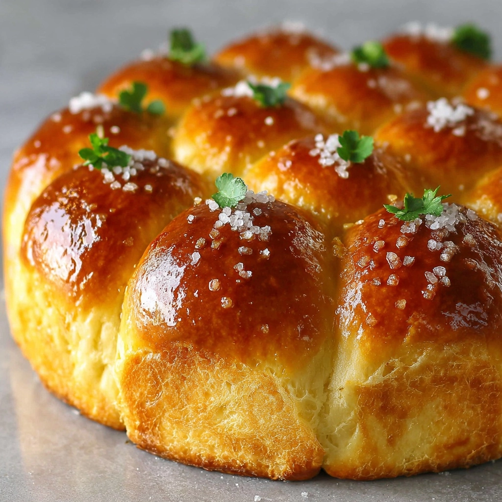 Salted Sage Honey Butter Brioche Rolls Recipe - Recipe Image