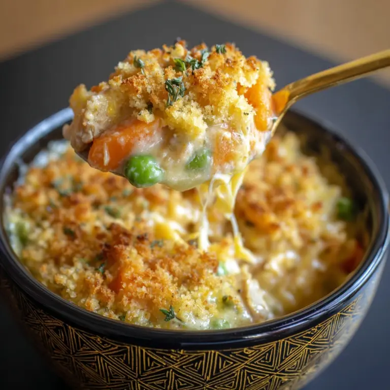 Sweet Potato Chicken Pot Pie Casserole Recipe