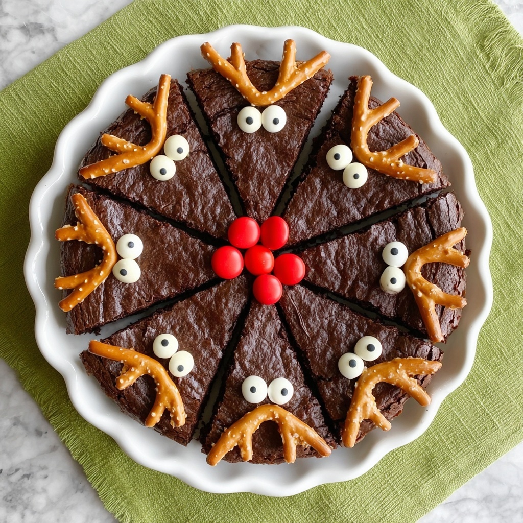 Reindeer Brownies Recipe - Recipe Image
