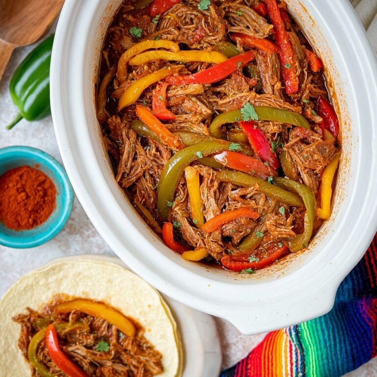 Crockpot Steak Fajitas Recipe