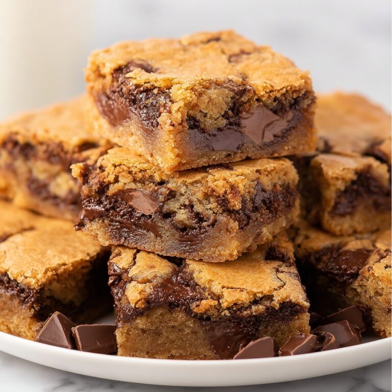 Chocolate Chip and Caramel Blondies Recipe