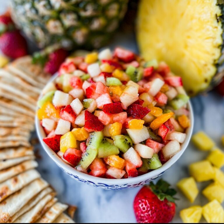 Fruit Salsa with Homemade Cinnamon Chips Recipe