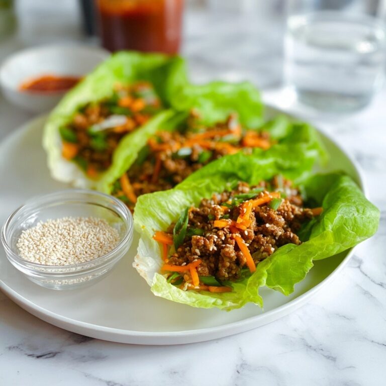 Asian Chicken Lettuce Wraps Recipe