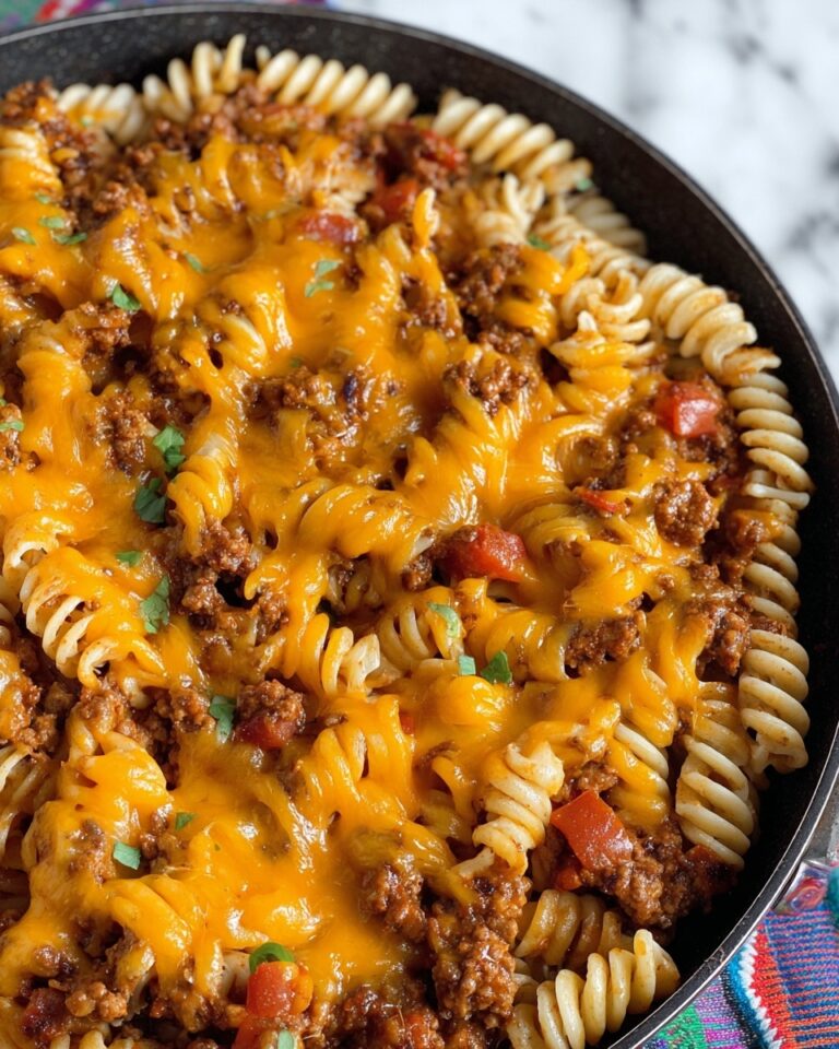 One-Pot Cheesy Taco Pasta Recipe