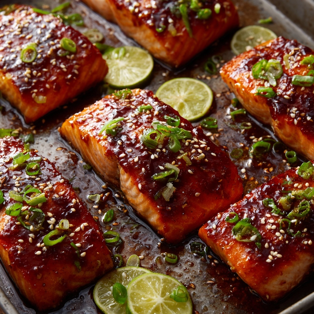 Honey Garlic Salmon Bites Recipe - Recipe Image