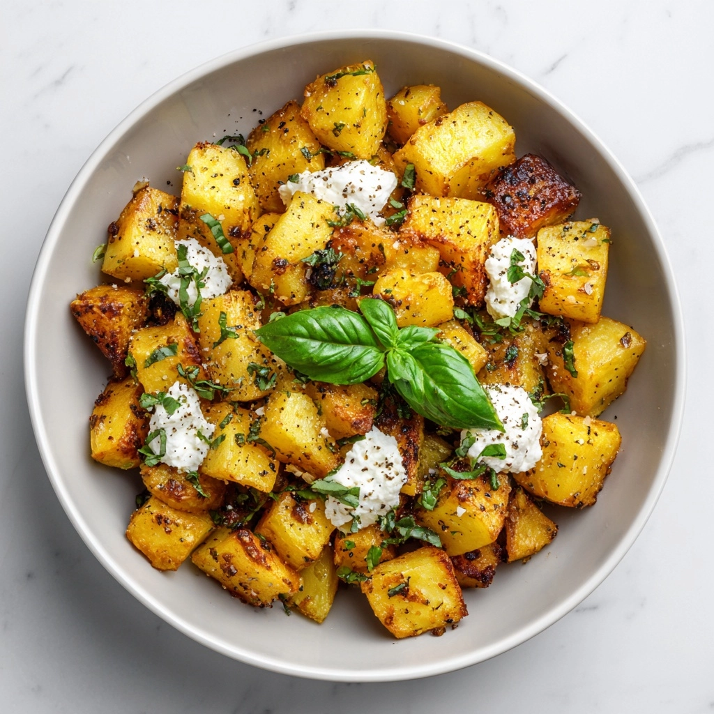 Greek Feta Roast Potatoes Recipe - Recipe Image