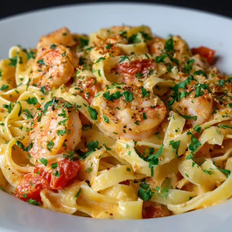 Crawfish Fettuccine Recipe