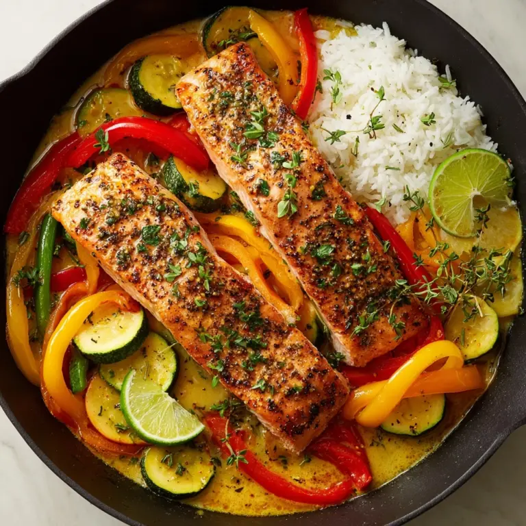 Caribbean Coconut Curry Salmon Recipe