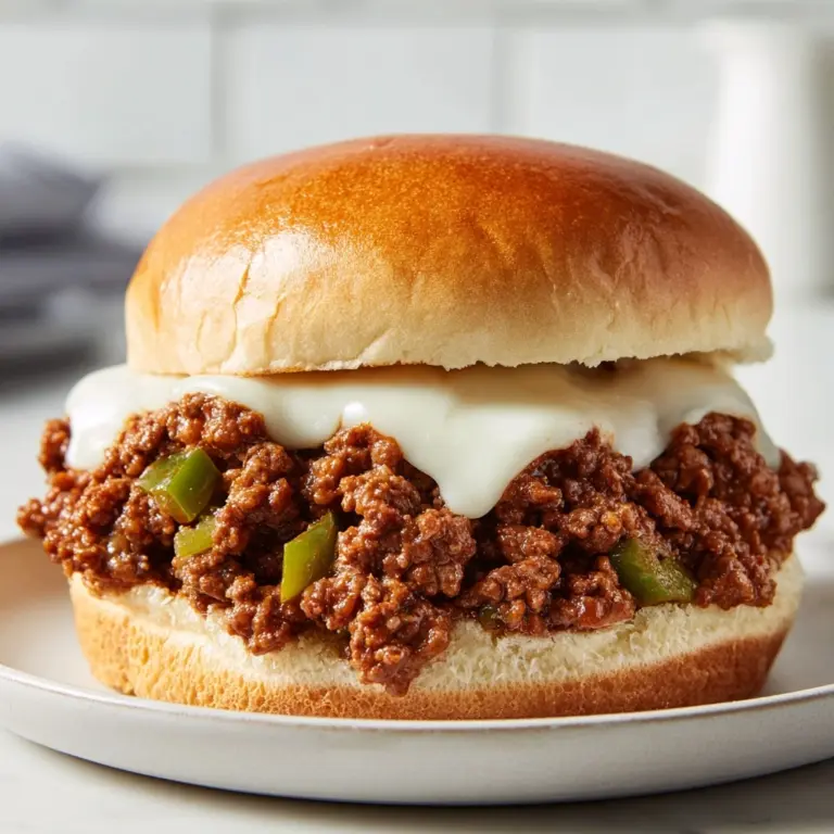 Cheesesteak-Inspired Sloppy Joes Recipe