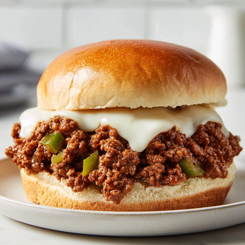 Cheesesteak-Inspired Sloppy Joes Recipe - Recipe Image