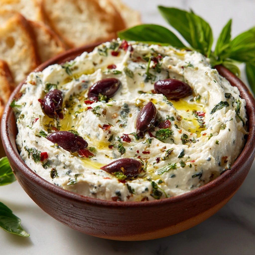 Cream Cheese & Feta Olive Spread Recipe - Recipe Image