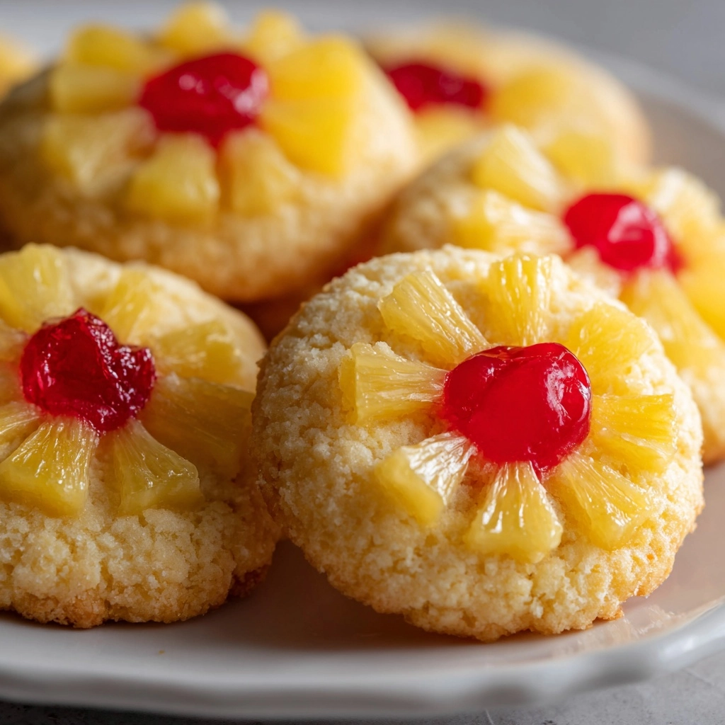Pineapple Upside-Down Sugar Cookies Recipe - Recipe Image