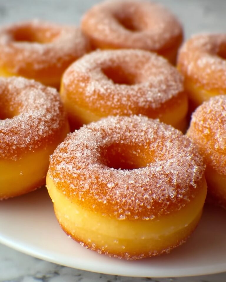 Fried Doughnuts with Sugar Recipe