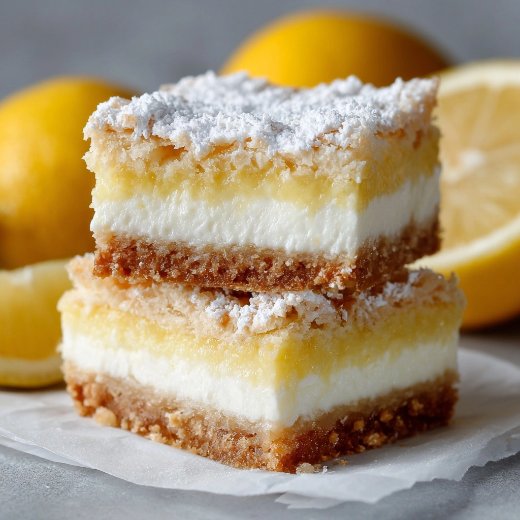 Lemon Cream Cheese Bars Recipe - Recipe Image