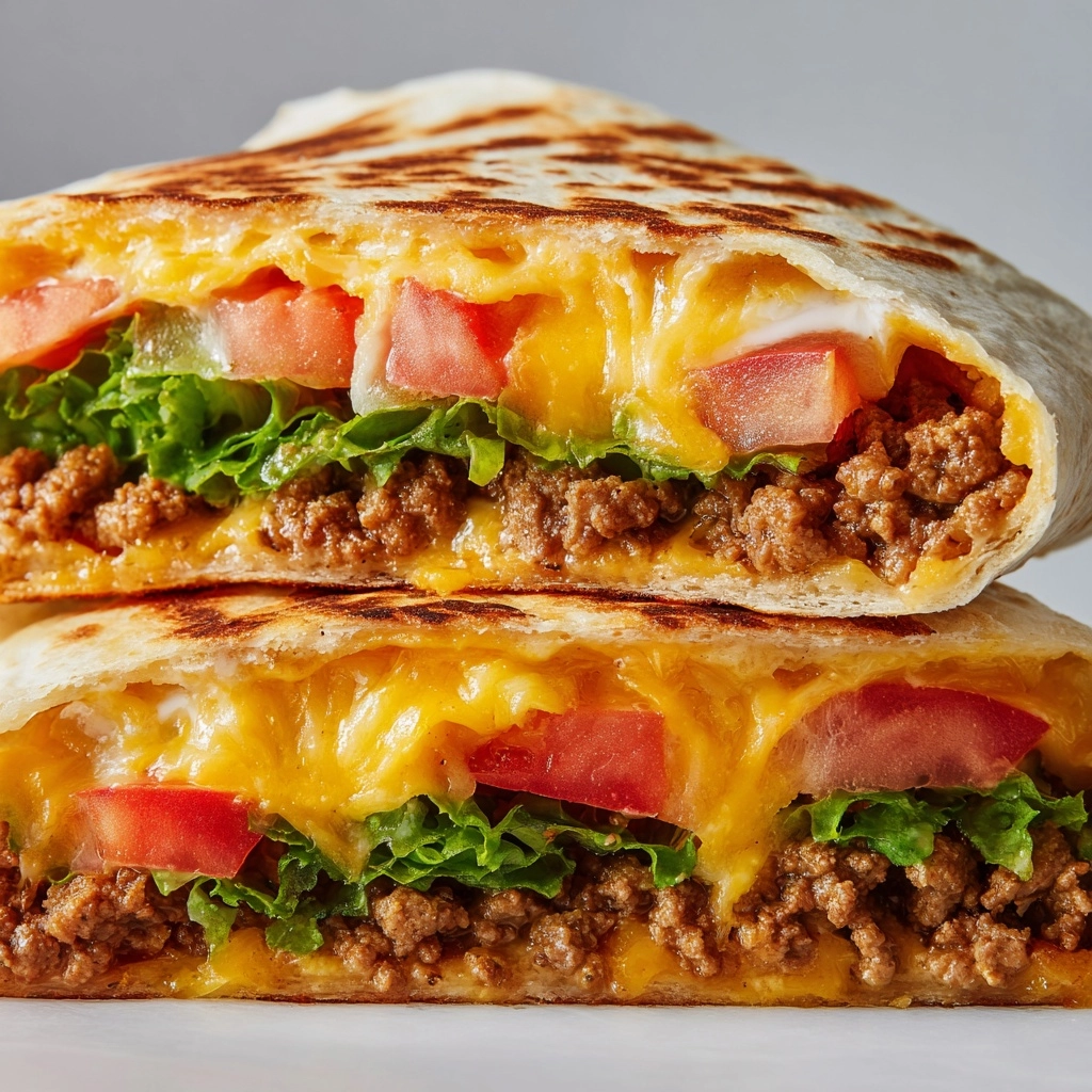Grilled Cheeseburger Wraps: A Fun Twist on a Classic Recipe - Recipe Image