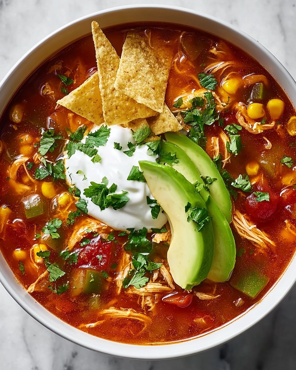Homemade Chicken Tortilla Soup for Cozy Nights Recipe - Recipe Image