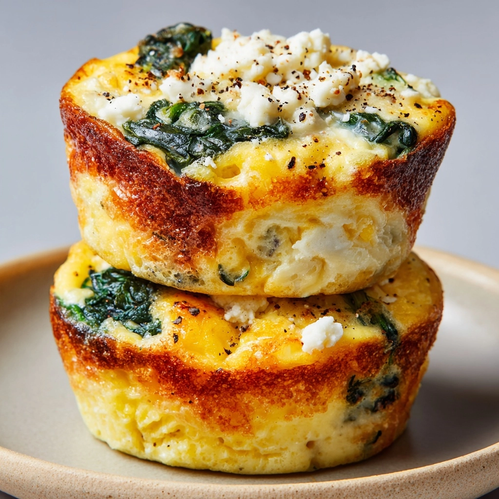 Spinach & Feta Egg Muffins Recipe - Recipe Image