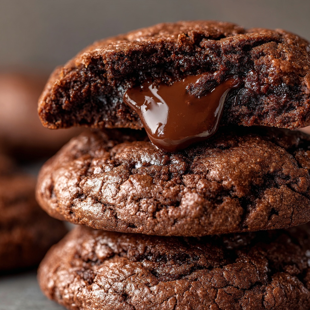 Chocolate Lava Brownie Cookies Recipe - Recipe Image