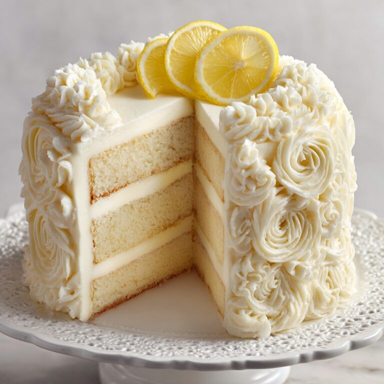 Italian Lemon Cream Cake Recipe