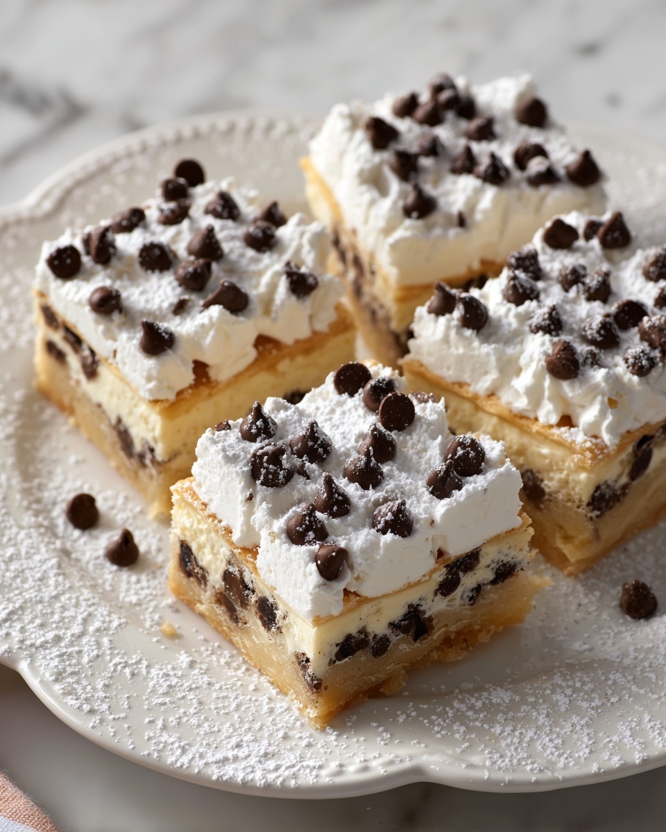 Classic Cannoli Squares Recipe - Recipe Image